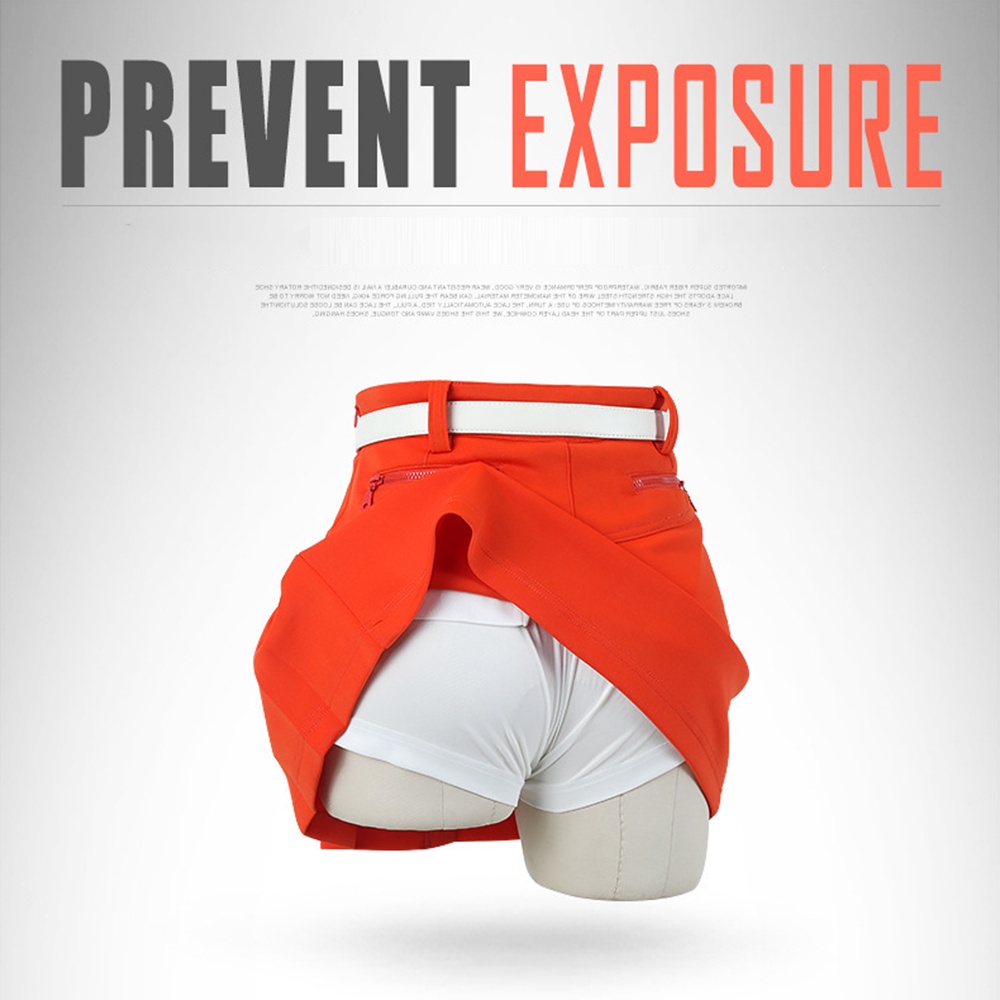 Chân Váy Xếp Ly Có Khóa Kéo Thời Trang Chơi Golf Cho Nữ