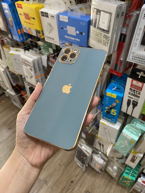 Ốp iphone vuông cạnh 7plus/8plus/x/xs/xsmax/xs max/11/11promax/11pro/12/12mini/12promax độ lên Iphone 12 - Rẻ vô địch