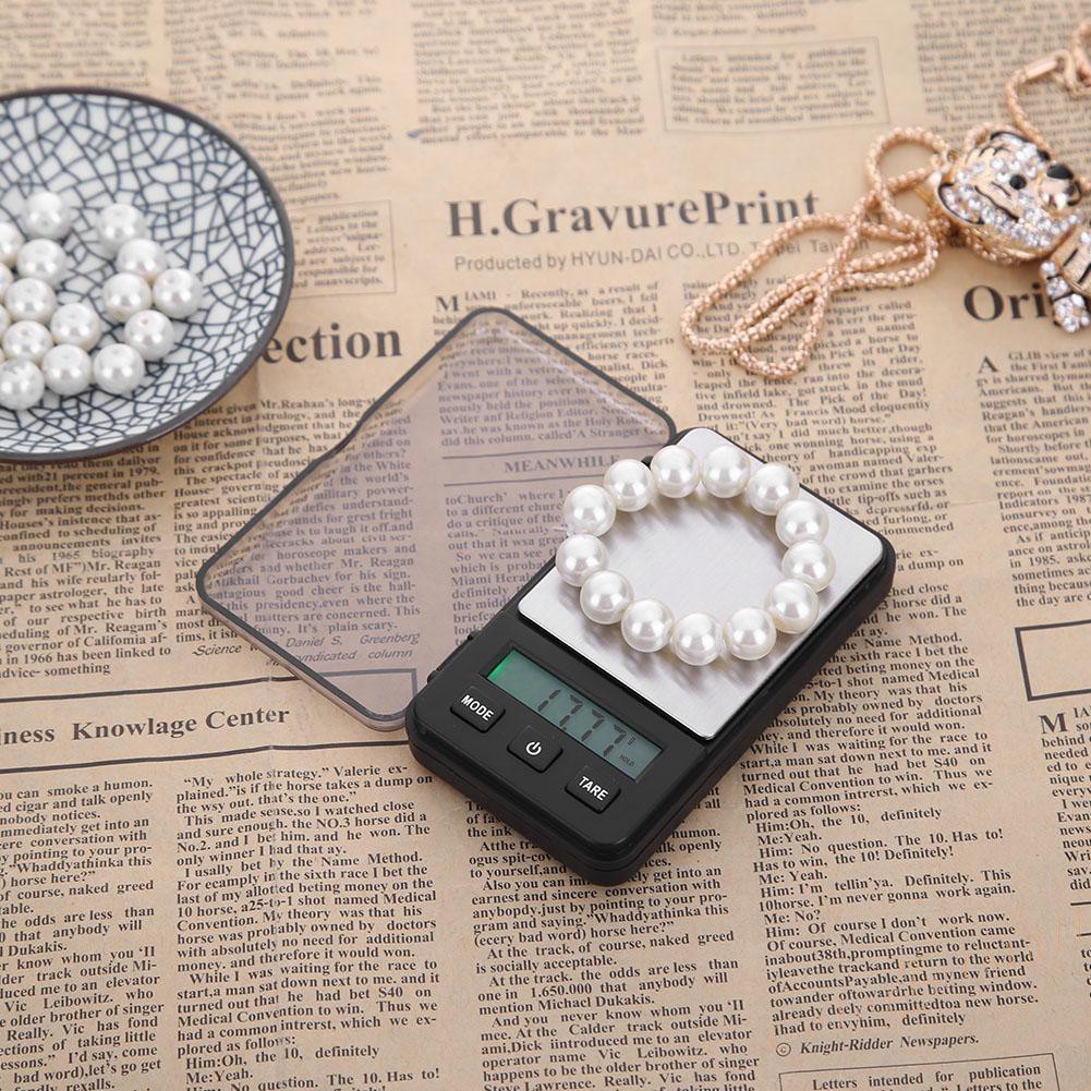 200g/0.01g Mini Digital High Precision Jewelry Diamond Gem Carat Scale