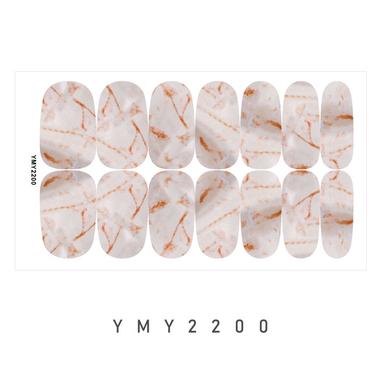 Bộ nail sticker dán móng tay trang trí 3D xinh xắn YMY2197-2208 chống thấm nước