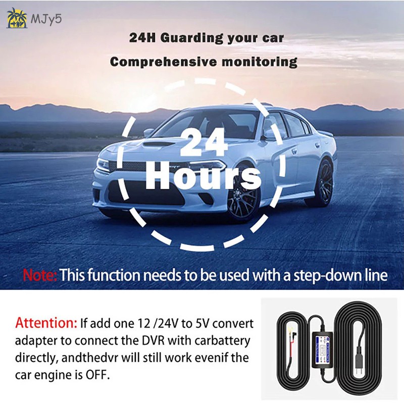 Camera Hành Trình Cho Xe Hơi Mjy5 2.2 Inch Full Hd 1080p Với 6 Chế Độ Hồng Ngoại