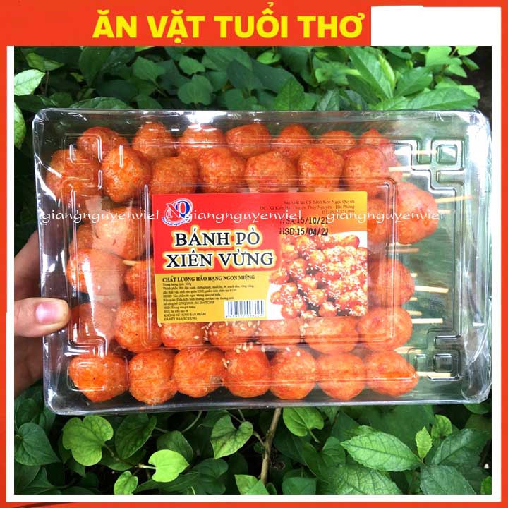 Bánh Pò Xiên Vừng Bánh Bò Quẩy Xiên Vừng Hộp 320G - Bánh Pò Đặc Sản Hải Dương