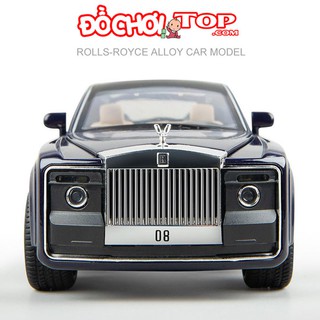 Xe mô hình ô tô siêu xe Roll Royce Sweptail tỉ lệ 1/24 hãng XLG màu đen Chất Liệu Hợp Kim Cao Cấp