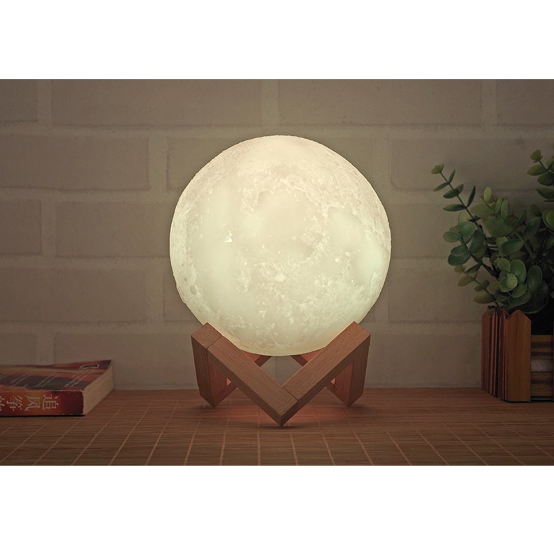 [BH 1 Đổi 1] Đèn Mặt Trăng 3D,Led 7 Màu Đèn Ngủ Mặt Trăng Moonlight Hàng Cao Cấp Loại 1