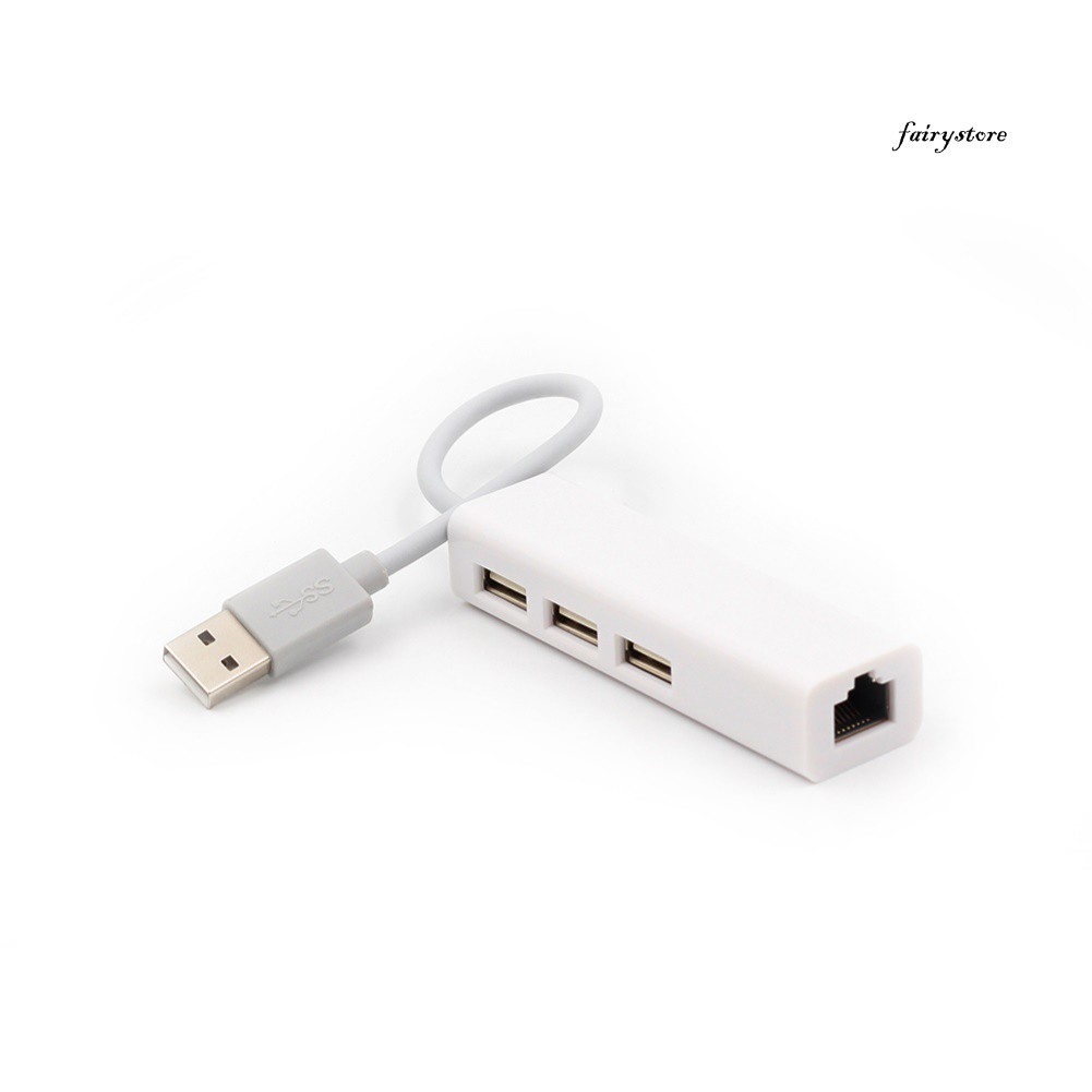 Bộ Chia Cổng Usb / Type-c 3 Cổng Usb2.0 Hub Rj45 Lan