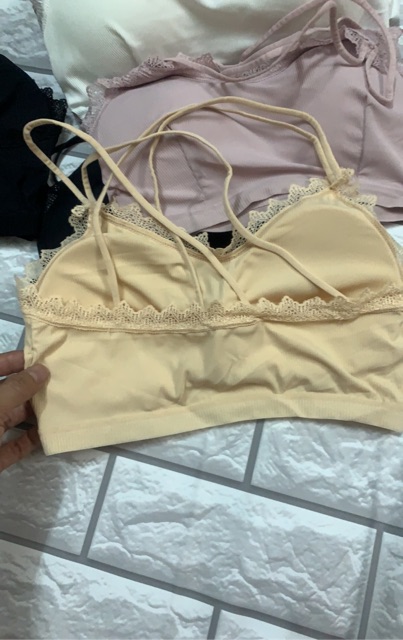 💥ÁO BRA VIỀN REN DÂY CHÉO Y HÌNH MS 8868