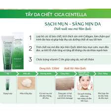 Gel tẩy tế bào chết mặt, chiết xuất rau má dành cho da dầu mụn Beauskin Centella Cica 150ml