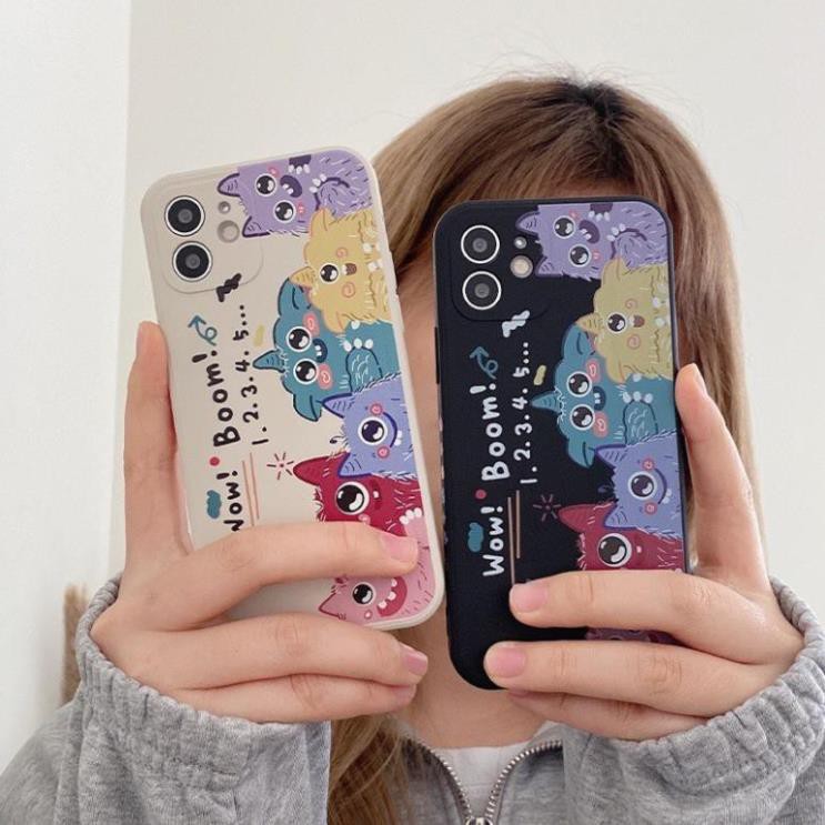 Ốp Iphone 11 Pro Max 11 11 Pro Xs max X 8plus 7plus 8 7 6plus 6splus Wow Boom 4 góc silicon bảo vệ camera