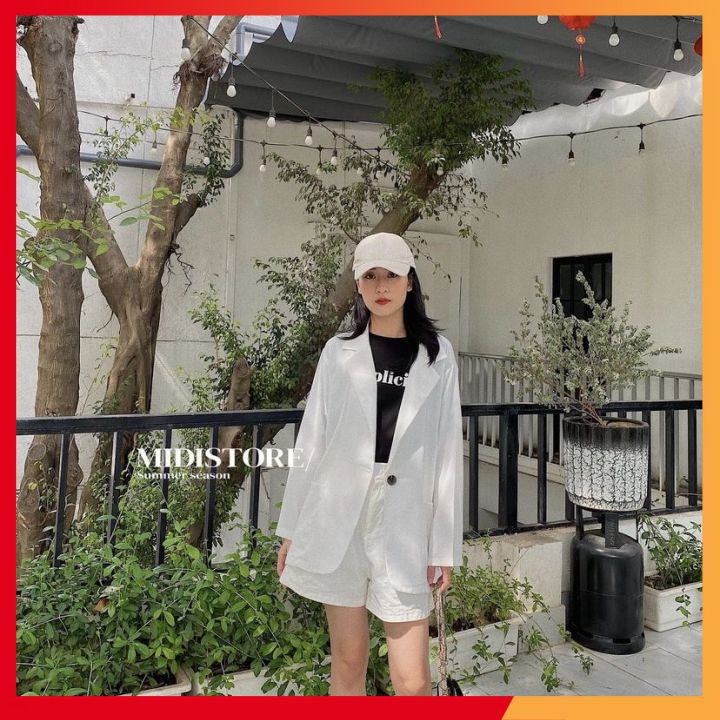 Áo Blazer form suông ❤️𝐒𝐈𝐄̂𝐔 𝐒𝐀𝐋𝐄 𝟓𝟎%🧡 Áo blazer tay lỡ phong cách Hàn quốc, chuẩn form, bao chất đẹp, hàng loại 1