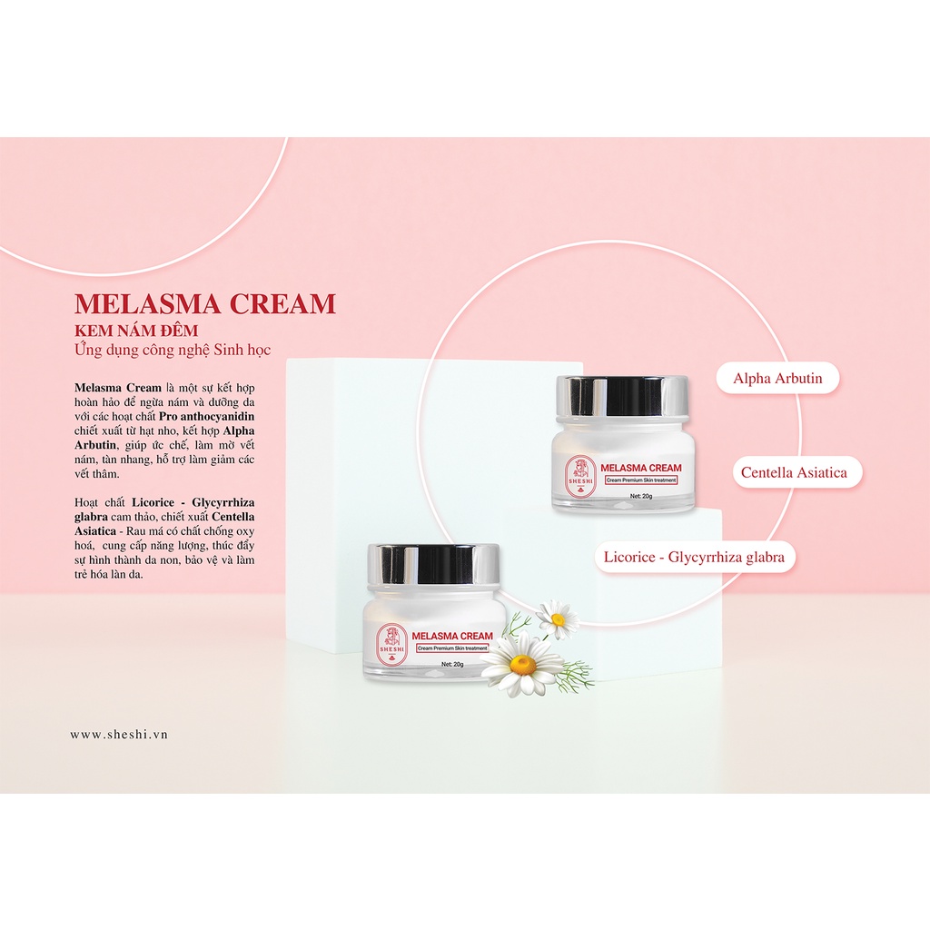 Kem Nám Đêm Melasma Cream SHESHI