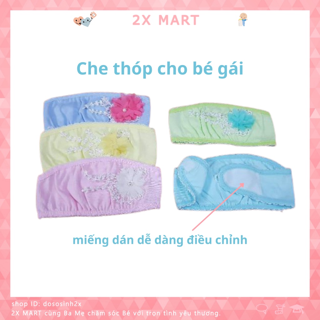 Thóp sơ sinh cho gái yêu tấm che với miếng dán điều chỉnh độ rộng