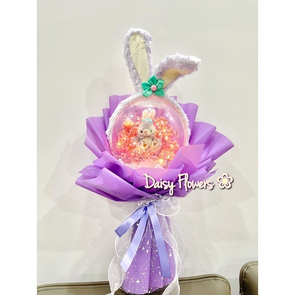 Hoa bóng mica đèn led 3 chế độ - Quà tặng