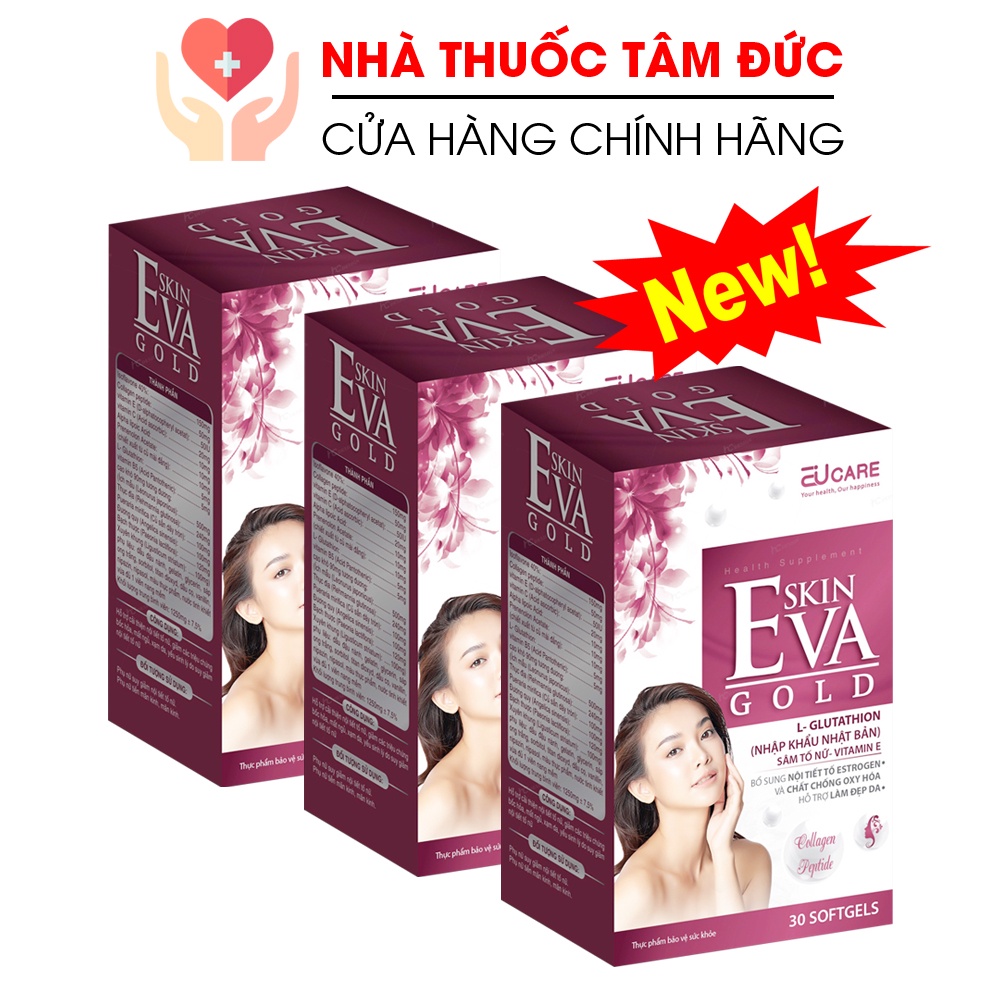 Combo 3 hộp tăng nội tiết tố nữ, giảm nám sạm da, ổn định vòng kinh, tăng sinh lý nữ Skindiva - Hộp 30 viên