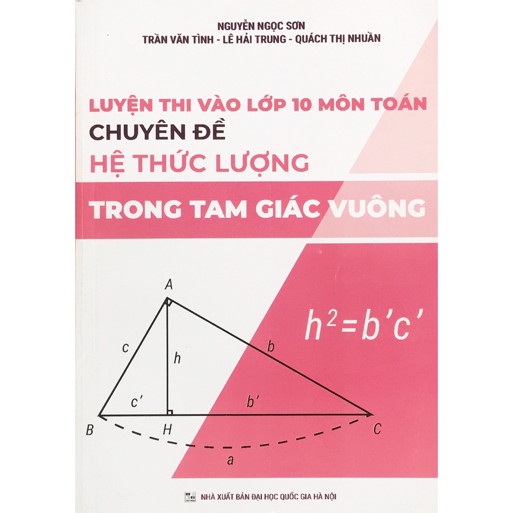 Sách - Luyện thi vào lớp 10 môn toán chuyên đề hệ thức lượng trong tam giác vuông
