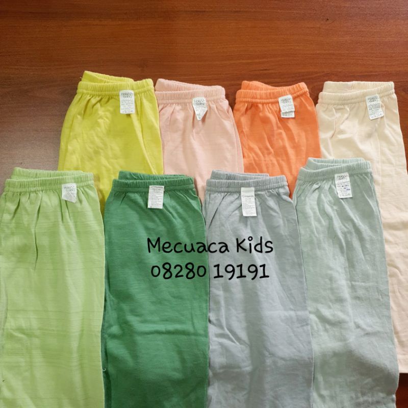 Quần ngố lửng cotton xước xuất Hàn nhiều hãng cho bé trai bé gái