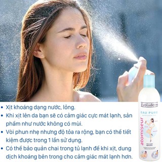Xịt khoáng cấp nước làm dịu da Evoluderm