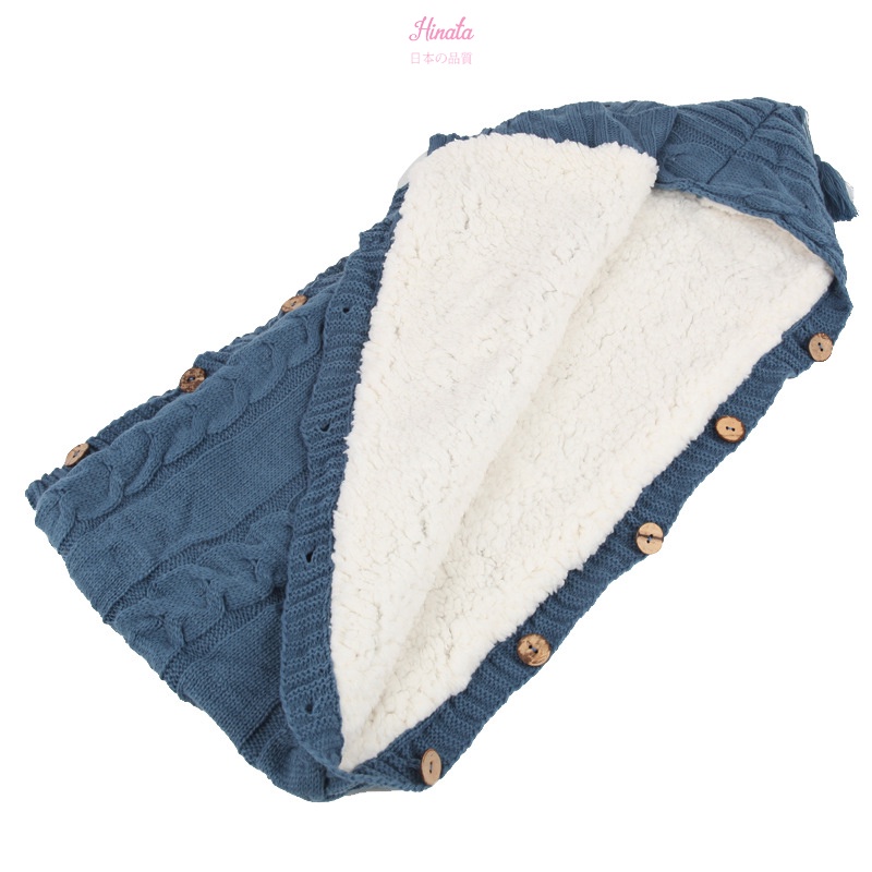 Kén ngủ trẻ em len dệt kim HINATA - KN04