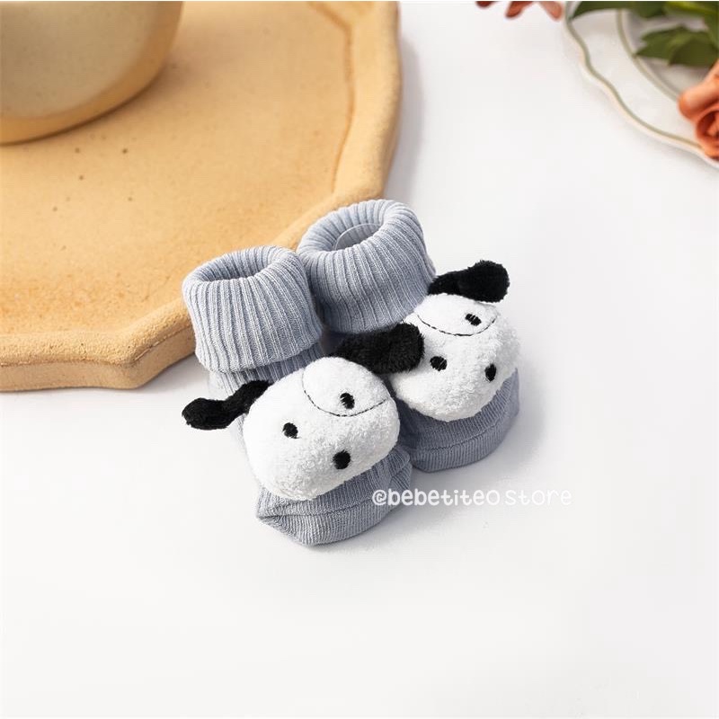 Tất Vớ Hình Thú Cổ Cao Cho Bé Trai Bé Gái Sơ Sinh 0-1 Tuổi Bebé Tí Tẹo TAT08