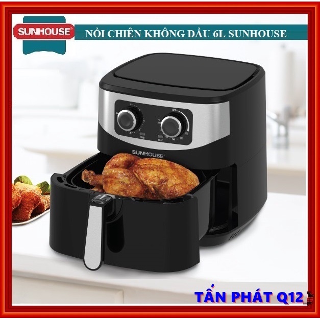 NỒI CHIÊN KHÔNG DẦU SUNHOUSE SHD4026 hoặc SHD4062 (BH 12 Tháng)