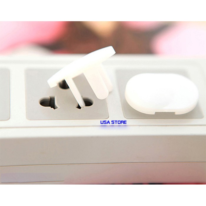 [FREESHIP] Bộ 20 Nút Bịt Ổ Điện Chống Giật Loại 2/3 Chân Nhựa ABS Siêu Bền, Chống Nhiệt Cao Cấp, An Toàn Cho Bé