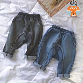 bỏ Quần jean bé trai thụng kiểu Hàn Quốc
