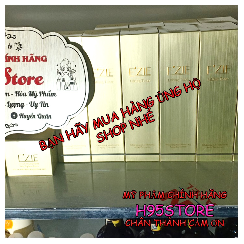 Nước dưỡng hoa hồng dưỡng trắng cân bằng độ ẩm cải thiện nếp nhăn E'ZIE Hàn Quốc 150ml