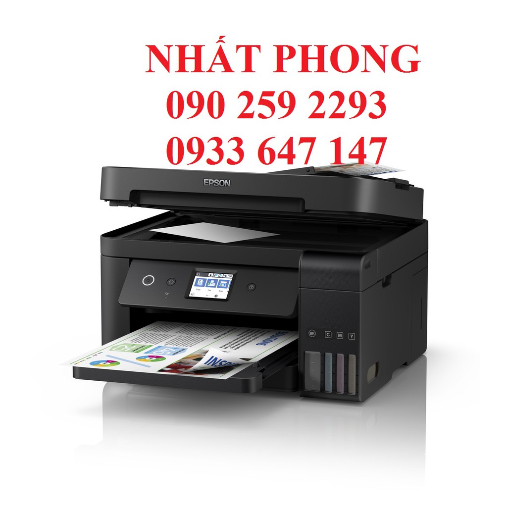 Máy in phun màu đa năng L6190 - in 2 mặt , scan, copy, Fax, wifi