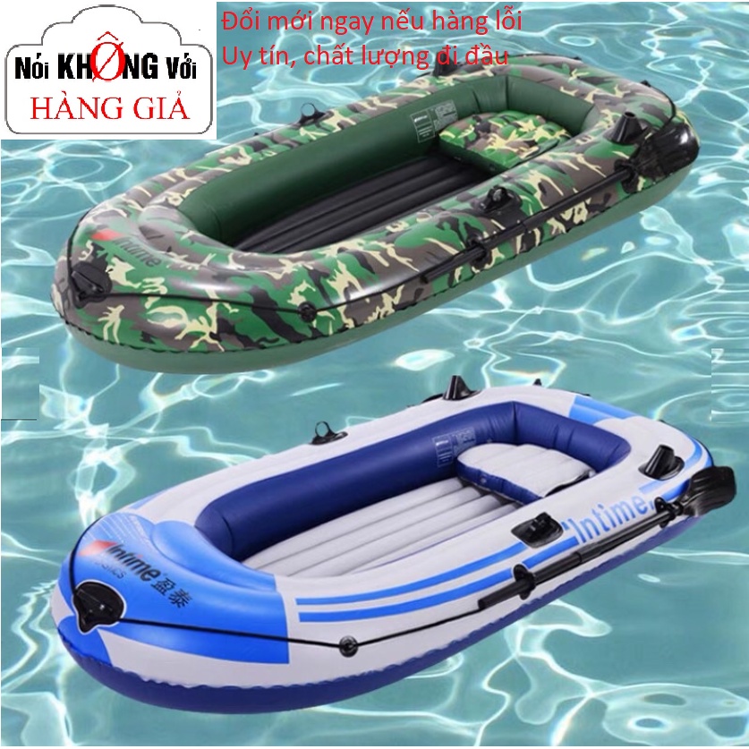 Thuyền hơi, xuồng hơi giành cho 2 người lớn chính hãng Intime YT-097, thuyền hơi câu cá