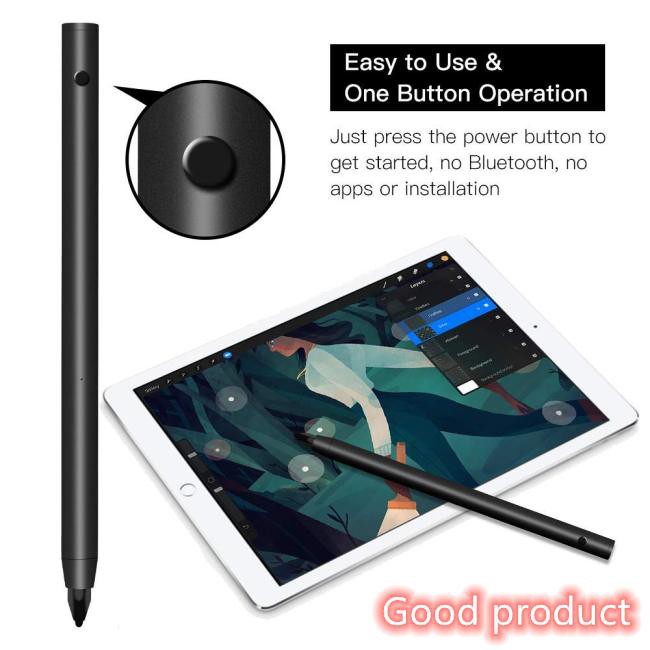 【In stock】 Active Stylus Pen Adjustable Fine Tip Stylus for iPad/iPhone/Samsung/Android Smartphone/Surface/Dell/Asus and Other Touchscreen Devices