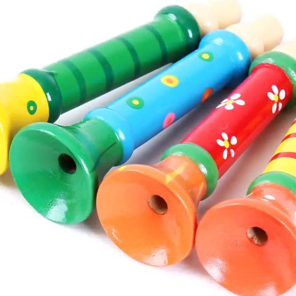 Đồ Chơi Sừng Nhiều Màu Bằng Gỗ Dành Cho Trẻ Em