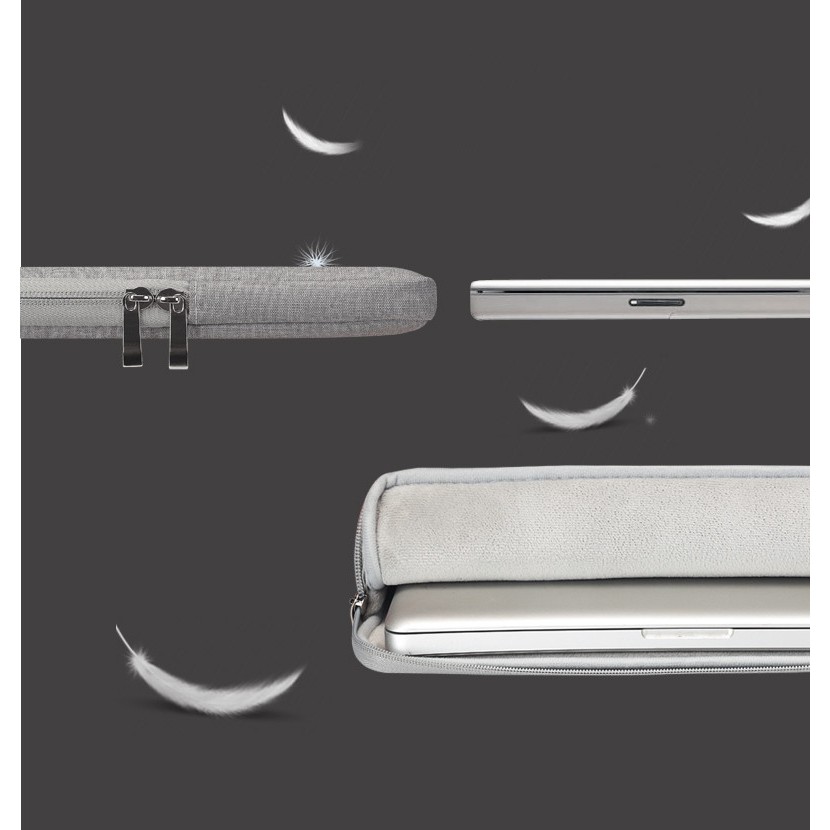 HUAWEI Bảo Vệ Túi Đựng Laptop 13.3 Inch Macbook Air / Macbook Pro Retina Chống Thấm Nước Có Khóa Kéo Và Túi Đựng Tiện Dụng Xiaomi