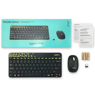 Combo Bàn Phím + Chuột LOGITECH MK240 (Không dây - kết nối USB)