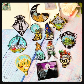 ♚ Sticker Ủi Thêu Hình Phong Cảnh ♚ 1 Sticker Ủi Thêu Hình Động Vật Hoang Dã
