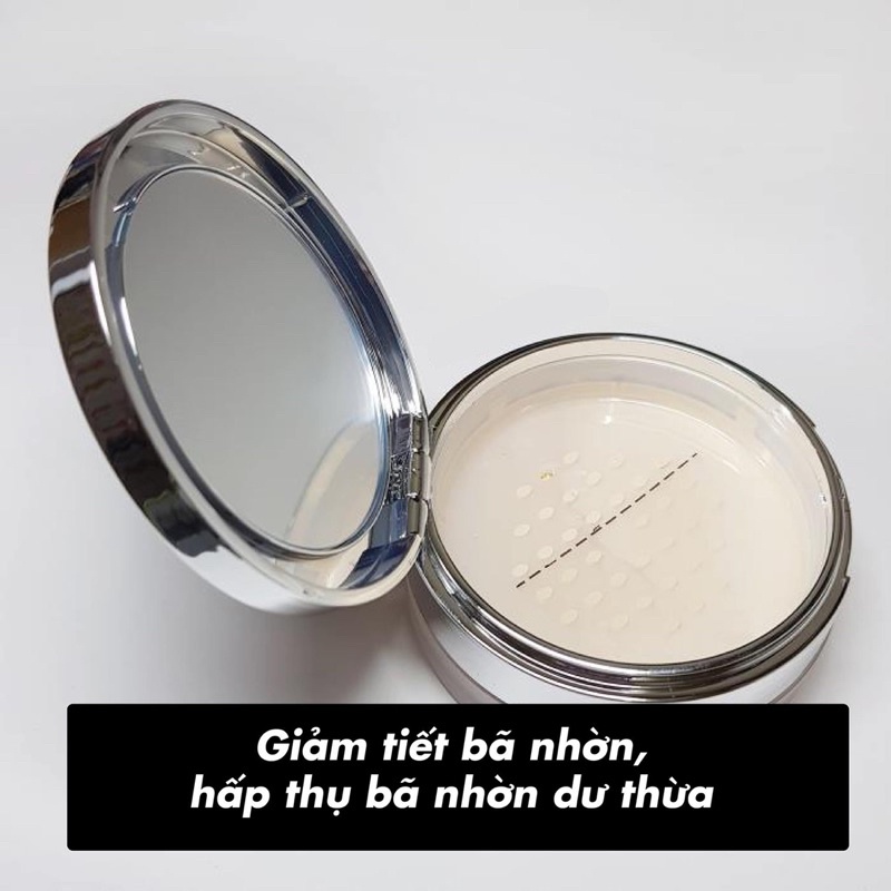 Phấn phủ bột Holika Holika Naked Face Feather-Fit Finish Powder 7g Hàn Quốc