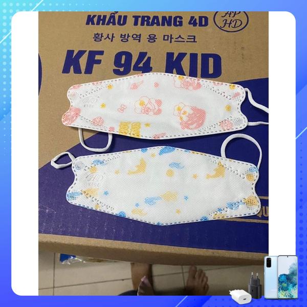 Khẩu trang 4D-KF94 Hoàng Dũng trẻ em[Combo 100 cái]