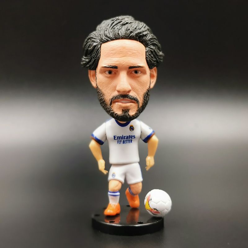 Mô Hình Cầu Thủ Bóng Đá Real Madrid RAMOS ZIDANE MODRIC Cristiano Ronaldo Beckham Ronaldo Carlos