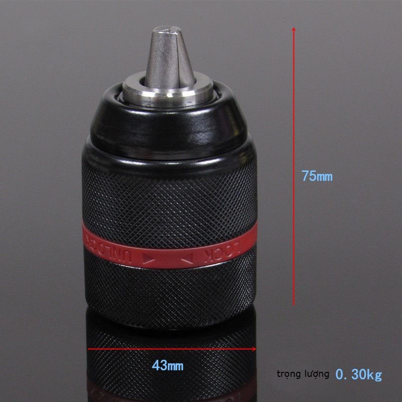 Đầu Kẹp Mũi Khoan LOCK - UNLOCK 13mm Cho Máy Bắn Vít Chuôi Lục Giác megatool29