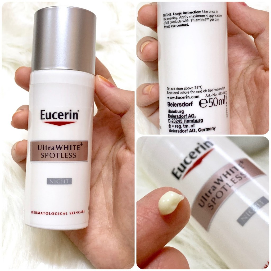 Kem dưỡng trắng da ban đêm Eucerin UltraWHITE+ SPOTLESS 50ml