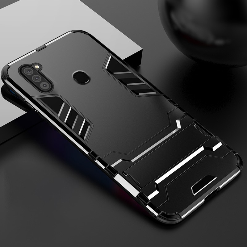 Ốp Lưng SAMSUNG A11, M11 Chống Sốc Iron Man Màu Đen