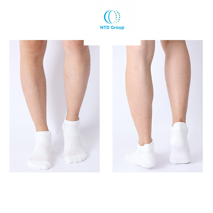 Tất Vớ Thể Thao Cổ Ngắn, Phù Hợp Chơi Thể Thao Chất Liệu Dày Dặn, Chống Tuột