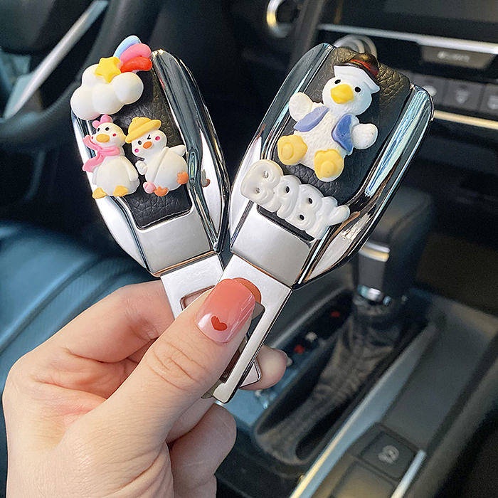 Car Safety Belt Plate Pick Head Car Bayonet Limit Holder Extension Joint Plug Insurance Card Lock Buckle 5ipn