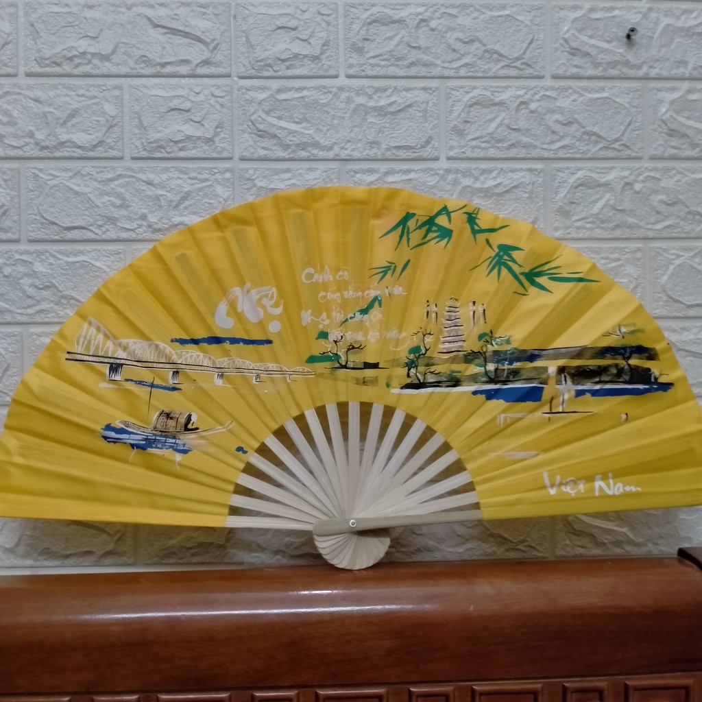 Quạt vải Huế dài 25cm