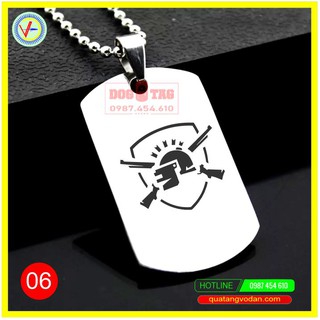Thẻ bài Dogtag gamer PUBG