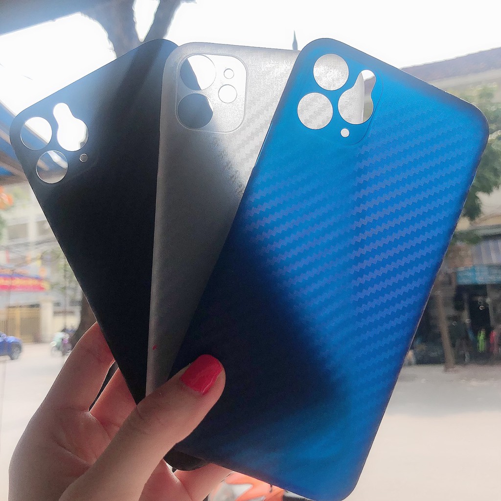 Ốp Giấy Siêu Mỏng Vân Carbon Iphone 11 PRO MAX, 11 PRO, 11