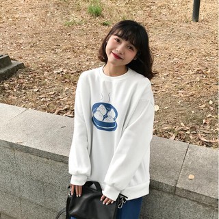 Áo sweatshirt phong cách Hàn Quốc