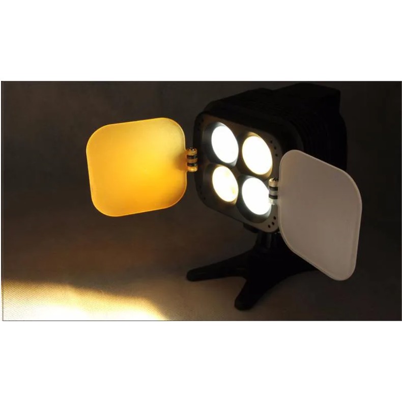ĐÈN LED VIDEO ZIFON ZF-3000 4 BÓNG HL STUDIO SIÊU SÁNG, CÔNG SUẤT 19W, VỎ LÀM TỪ HỢP KIM NHÔM CAO CẤP, KIÊN CỐ, BỀN BỈ