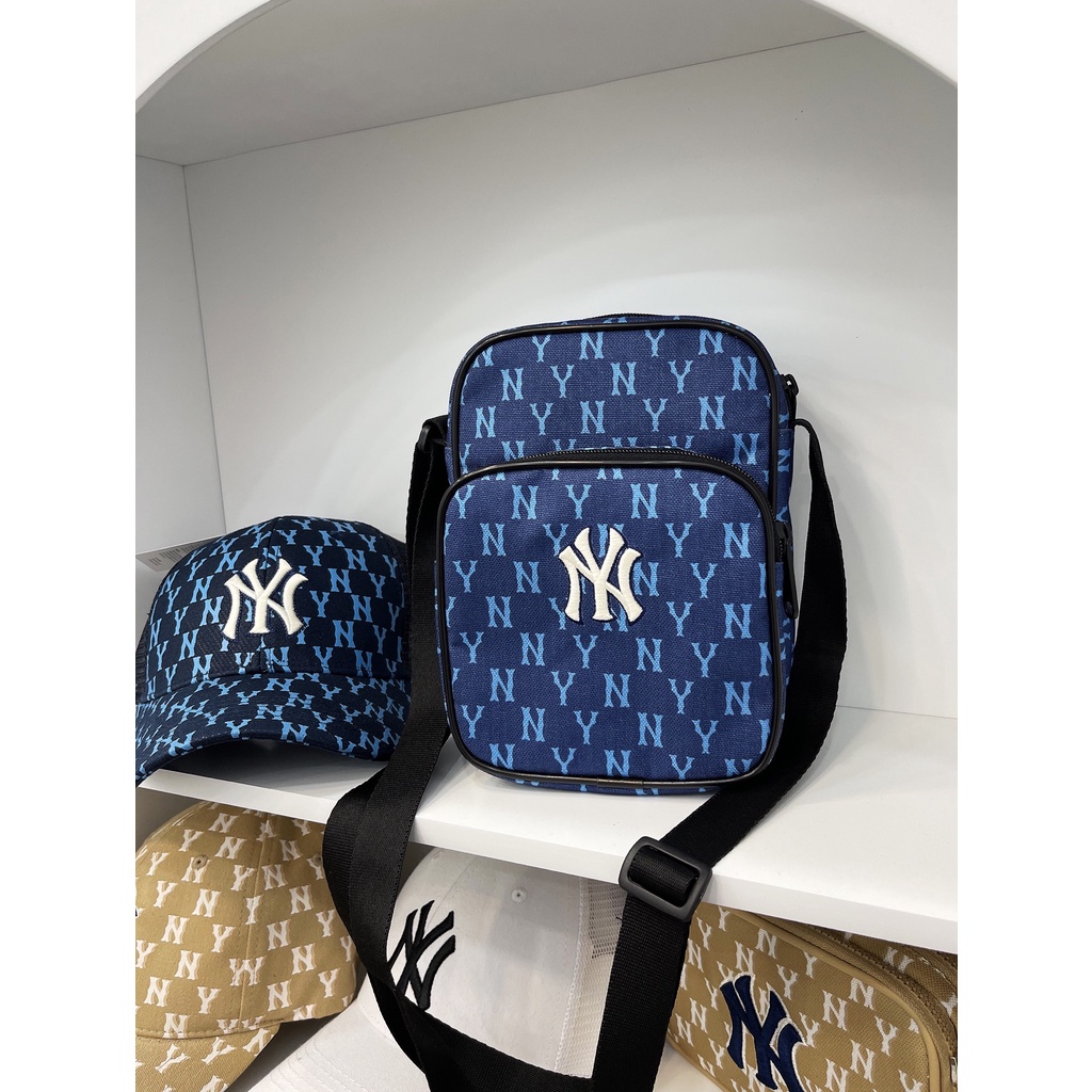 Túi đeo chéo minibag NY MLB Monogram Rainbow XUẤT DƯ FULL TEM TAG