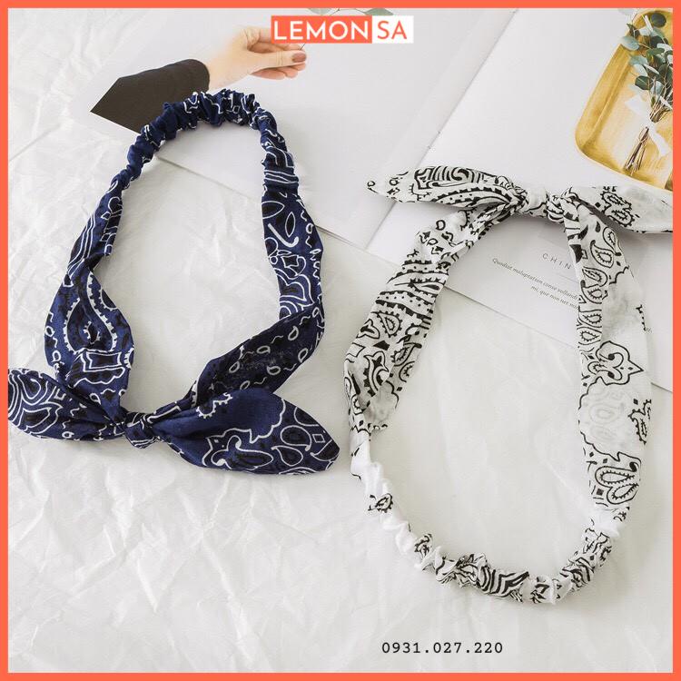 Bờm tóc bandana băng đô tóc tai thỏ - Mã BD002