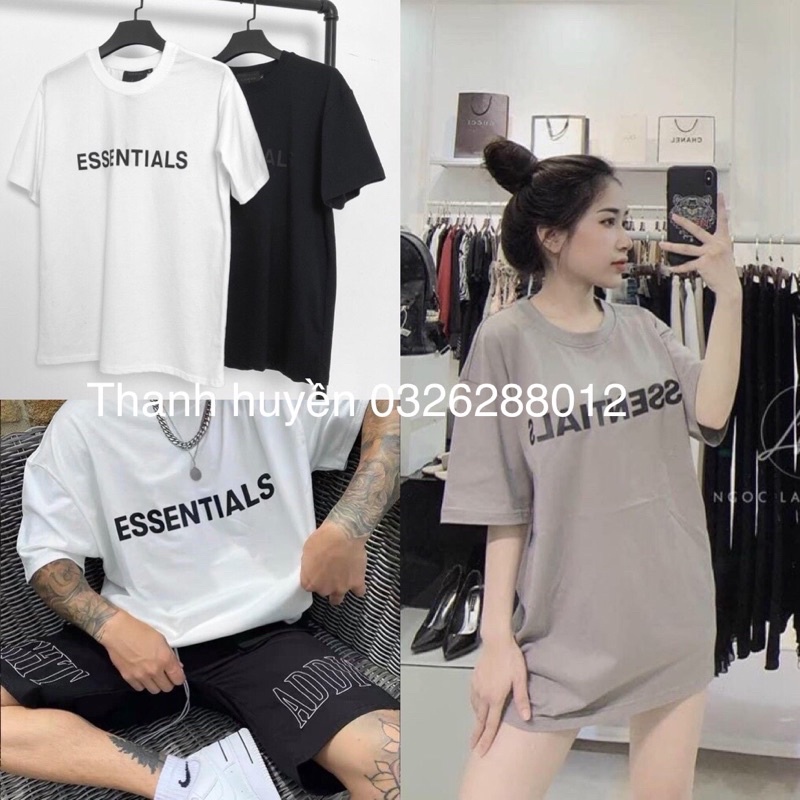 Áo thun Essentials cao cấp , áo phông nam nữ unisex - Hàng nhập khẩu