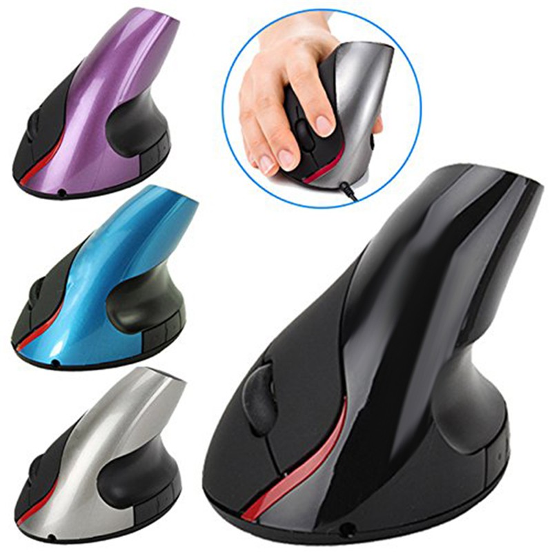 Chuột quang Ergonomic 2.4GHz USB không dây 1000DPI PC